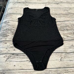 NWOT Torrid Sleeveless Lace Bodysuit in Black Size 1X
